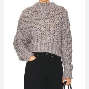 Chunky Knit Gray Sweater